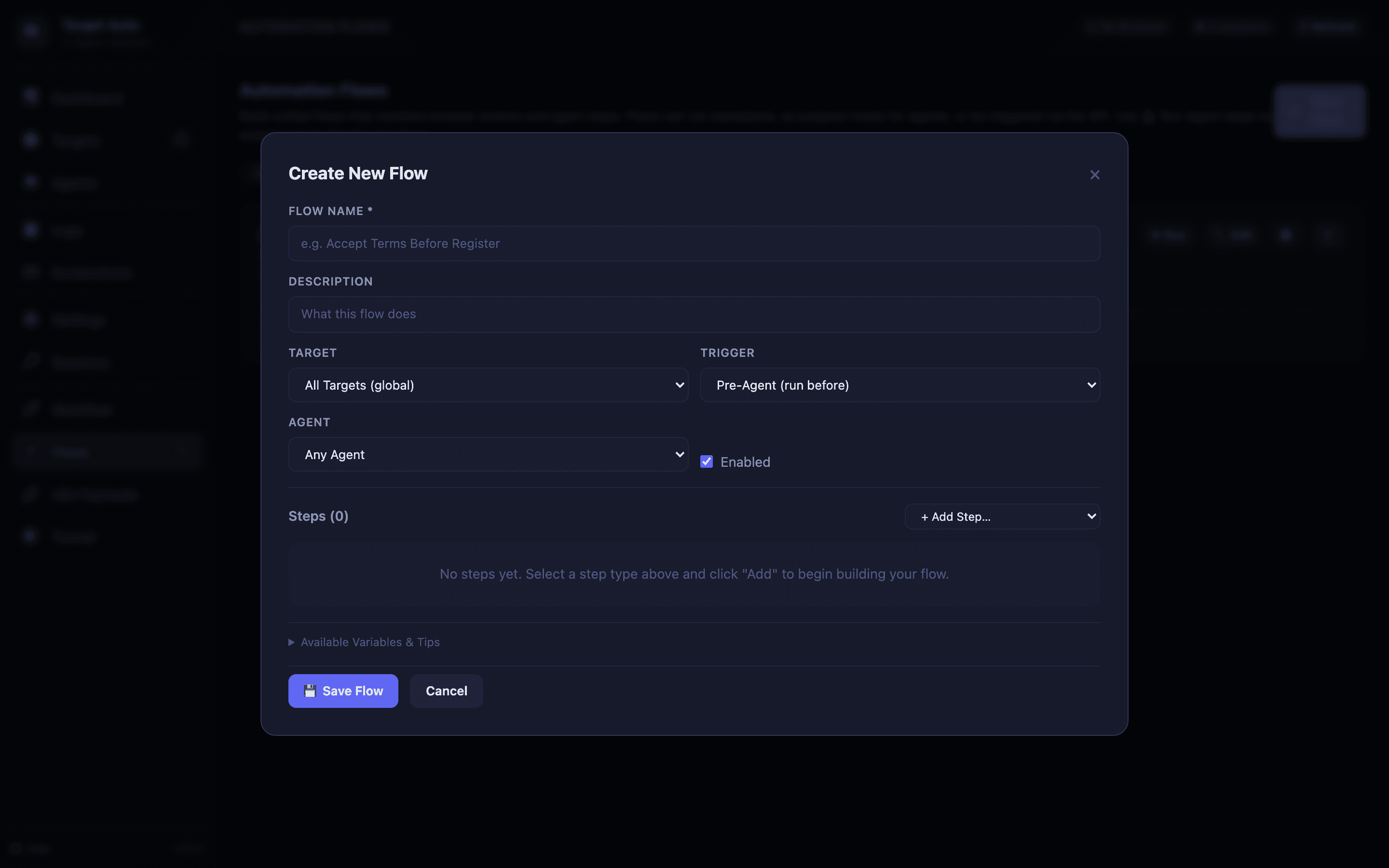 Browser Automation Agent Platform — preview